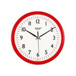 product_image_name-Rikon-Quartz Wall Clock model 1151 - 22.5cm diameter - Red coloured-2