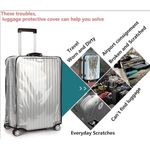 20" Clear Waterproof Suitcase cover 