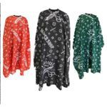 Red-Barber Shaving Gown / Salon Hair Dressing Draper