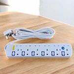 product_image_name-Jsb-6 Socket Heavy Duty Extension Cable 10 Metre Long Durable ABS Material-2