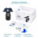 product_image_name-Solar Light-4g  Solar Powered Outdoor 4MP- (100% Wireless Rechargeable Battery, PIR Motion, Recording Two-Way Audio, IP65 Weatherproof)-1