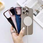 product_image_name-Generic-Magnetic Stand Luxury Phone Case with Free Camera Lens Protector, MagSafe Magnetic Ring, Hybrid Protection, and Slim Transparent Design for iPhone 12 Pro Max - Black-5