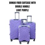 3 in 1 luxurious Unbreakable fiber king-size suitcase 