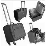 Pilot bus Oxford rolling luggage bag 