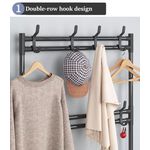 product_image_name-CYFAZA-5-Tier Metal Shoe Rack Hat Rack, Entryway Storage Organizer-3