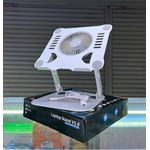 Laptop Stand with Built-In Cooling Fan Adjustable Riser with USB Fan, Laptop Stand