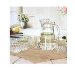 product_image_name-Generic-7Pcs Quality Water Set 6 Glasses With 1 Jug-1
