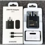 Samsung  25 Watts Super Fast Charger With Type C To C Output For Galaxy A06, A06s,A16, A26,A36, A56, A05, A05s, A14, A15, A23, A24, A25, A33, A34, A35, A53, A54, A55, A73, A74, A75