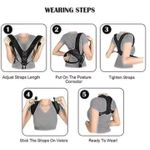 product_image_name-Generic-Adjustable Back & Shoulder Posture Corrector Belt – Spine Support & Back Pain Relief (Black)-3