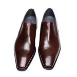 Leather Shoes brown men shoes