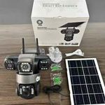 product_image_name-Generic-Solar Light 4G (Simcard) V380 Triple Lens Three Screens Camera Solar Powered - (PIR Human Detection,Colored Night Vision, All Weatherproof, Security Video IP Camara 4mp Battery CCTV Monitor)-3