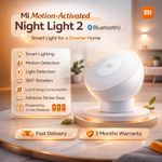product_image_name-XIAOMI-Mi Motion-Activated Night Light 2 Bluetooth, 3-in-1 smart light; lighting, motion detection and light detection, 360° rotation, Low energy consumption, Smart link,  adhesive sticker base,3 AA batteries-2