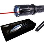 Self-Defense Police Torch With Electric Shock & Amp