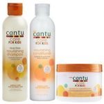 Cantu Kids Shampoo + Conditioner + Leave-in Conditioner Set
