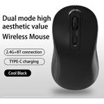 product_image_name-Mouse Pad-RECHARGABLE WIRELESS /BLUETOOTH MOUSE - USB C CHARGING PORT-1