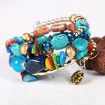 product_image_name-SXCHEN-3-Pack Exquisite Multi-Layered Crystal And Agate Bracelets-2
