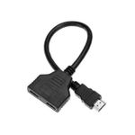 product_image_name-Generic-HDMI Splitter Cable 1 x2 (1 Male Input To 2 Female Output)-1