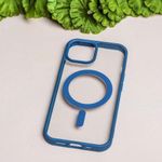 product_image_name-Generic-Navy Blue Acrylic Clear Back TPU Sides with Tactile Buttons and Magnet for Magsafe Back Cover Case for iPhone 11 Pro-2