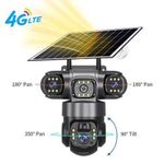 product_image_name-Generic- 6MP Three Lens Security Camera Solar Powered 4G Night Vision Human Tracking Waterproof PTZ Video Monitor-2