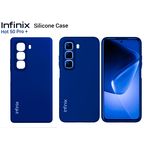 product_image_name-Infinix-Hot 50 Pro+ (Plus) Blue Original Liquid Silicone phone case/Cover-1