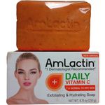 Amlactin Daily Exfoliating & Moisturizing Soap 18% Lactic Acid nk