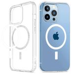 product_image_name-Generic-Clear Transparent Magnetic Hard Back, MagSafe Compatible Case Cover for Apple iPhone 15 Pro-1