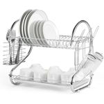 product_image_name-Sundabest-Original Stainless Steel 2-layer Dish Drainer-2
