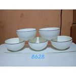 product_image_name-Generic-Set Of 6 White Ceramic Bowls With Black Ring-2