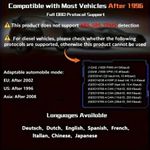 product_image_name-Generic-Car OBD2 Scanner Diagnostic Tool Code Reader, Car Voltage Tester Engine Fault Code Scanner, Charging Tester Diagnostic Tool V500-8