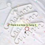 product_image_name-Generic-10 Pcs Waves Hangers Tie Scarves Hangers Multifunctional Plastic Hangers-3