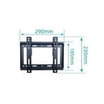 product_image_name-Generic-14"-42" TV Flat Panel Wall Bracket Holder Black-2