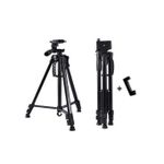 product_image_name-Generic-Black Tripod 3366 With Quick Release System For Fast Camera Attachment-1