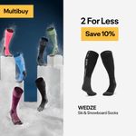 product_image_name-Wedze-Men's Warm, Comfortable Thermal Skiing Base Layer 100 - Black-5