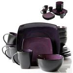 24pcs Unique Heavy Ceramic Dinner Plates