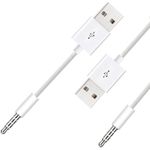 product_image_name-Generic-USB to 3.5mm Jack Data Sync & Charge Cable for iPod shuffle 1st /2nd /3rd /4th /5th /6th Generation, Length: 10cm-1