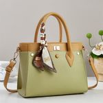 Top-Handle Handbag - Olive Green