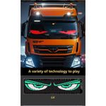 product_image_name-Rgb-Devil Eyes Light For Cars,Eyes For Truck Windshield LED Panel Smartphone APP & Remote Control LED Flexible Screen LED Matrix Pixel Panel 5V USB Car Window LED Screen-1