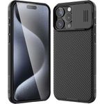 product_image_name-Apple-for iPhone 15 Pro Case with Sliding Camera Cover, Slim Shockproof Protective Phone Case, Upgraded Lens Protection, Hard PC+TPU Bumper, Anti-Fingerprint-2