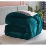 Quality Warm Heavy Soft Velvet Blanket Green