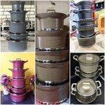 product_image_name-Generic-12Pcs Granite Coated, Non-Stick CookWare Set Pots Sufuria-4