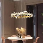 product_image_name-Generic-Floral Crystal 2-Tier LED Chandelier-2