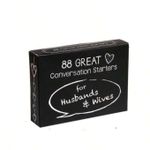 88 Great Conversation Starters for Husbands and Wives Card Game
