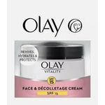 Olay Vitality Neck and Decolletage Cream SPF15