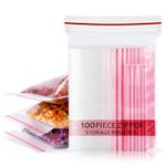 product_image_name-Generic-Reusable Transparent Plastic Bags,Strong Zip Lock Storage Pouches-1