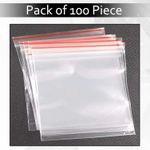 product_image_name-Generic-Reusable Transparent Plastic Bags,Strong Zip Lock Storage Pouches-2