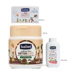 Ballet 3 in 1 Set Baby Bathing Soap+ Baby Jelly + Baby Powder