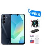 Samsung GALAXY A16,AMOLED DISPLAY,128GB ROM +4GB RAM,DUAL SIM,5000MAH,FREE SMART WATCH,POWERBANK & BUDS