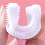 product_image_name-Generic-U - Shaped 360 Degrees Kids Toothbrush Children Toothbrush 2-6 Years Kids Silicone Toothbrush-4