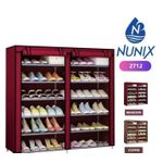 5 *2 tier shoe storage rack with cloth cover