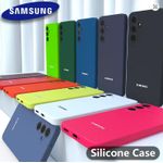 product_image_name-Samsung-Galaxy A16 Black Original Premium Silicone Heavy Protection Phone Case/  Back Case/ cover-2
